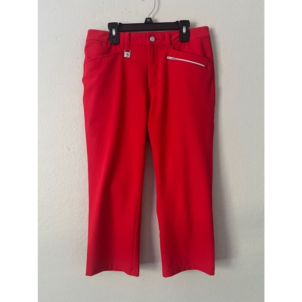 NWOT ROHNISCH Golf Capri Pants Red in Size 38